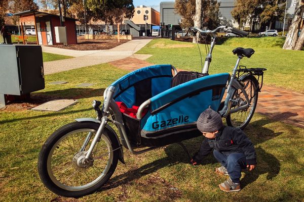 A Dutch Cargo Bike in North East Adelaide